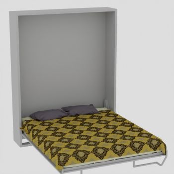 Шкаф -кровать готовая  "Лайт" (серая) , H-140