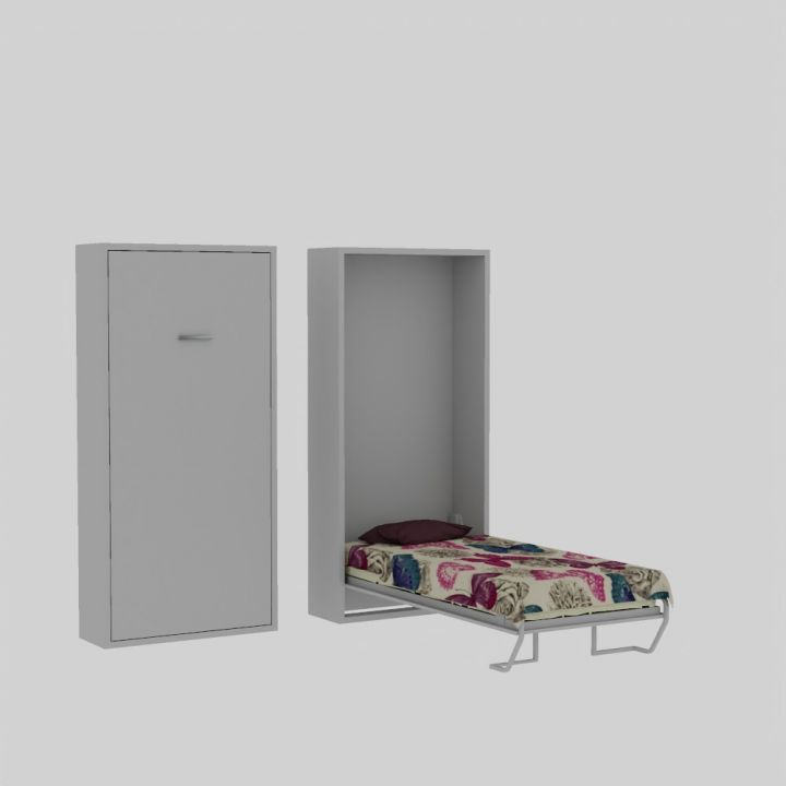 Шкаф -кровать готовая  "Лайт" (серая) , 900*2000