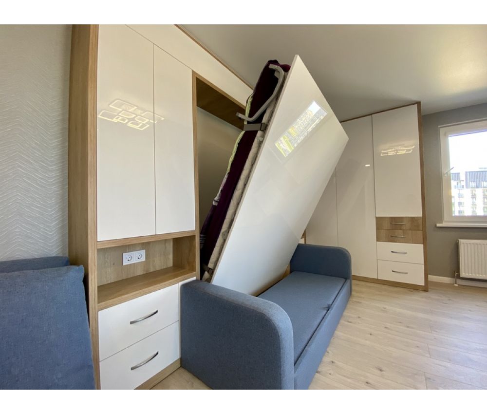  Кровати трансформер с диваном и угловым шкафом: ул. Белградская, д.3