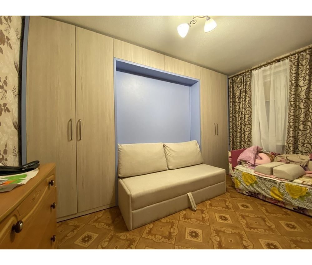 Шкаф кровать с диваном и встроенными шкафами: пр. Дзержинского, д. 11